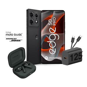 motorola edge 50 pro + motobuds+